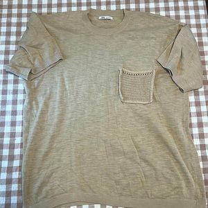 Zara Tan Sweater Shirt